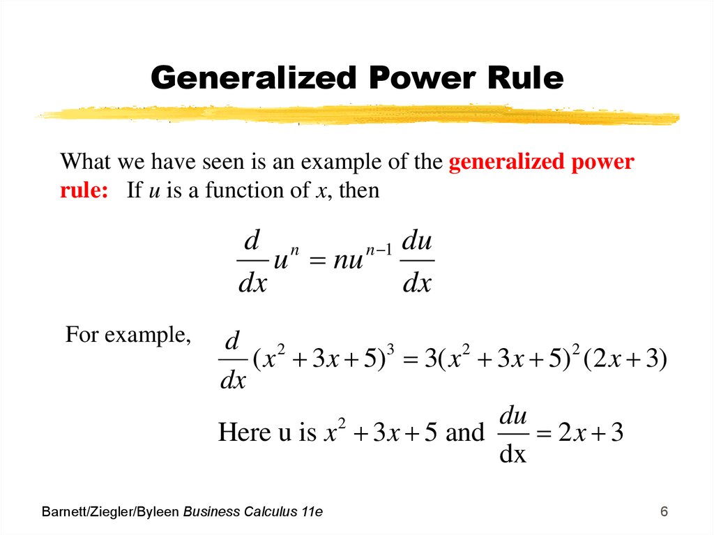 The Chain Rule 