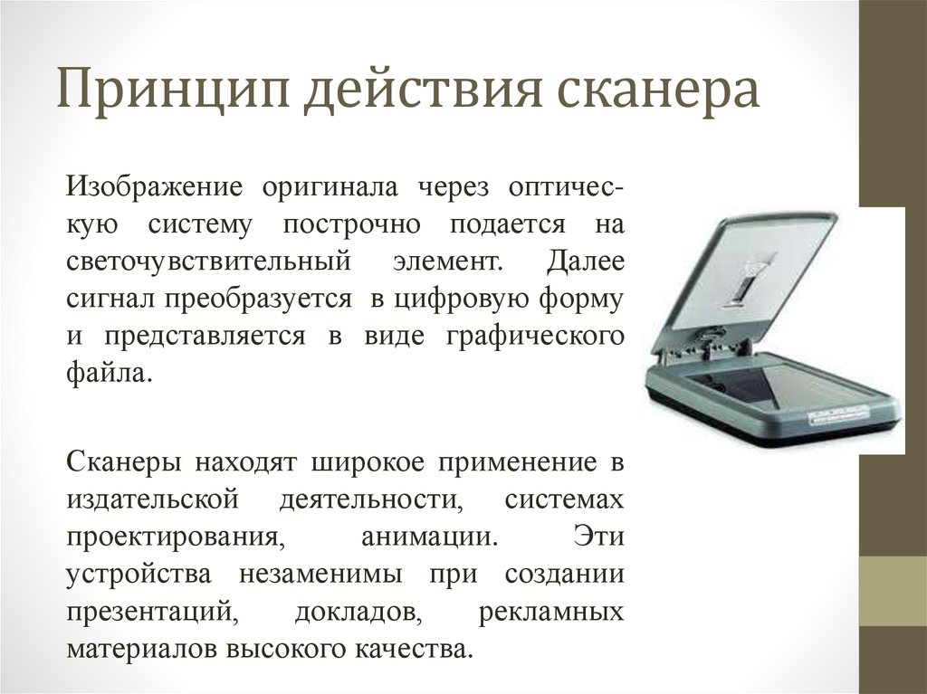 Использование сканеров. Принцип действия сканера. Сканер это кратко. Сканеры. Виды, принцип действия. Сканер описание устройства.