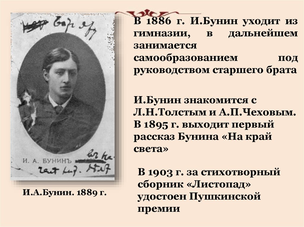 Бунин имя. Бунин 1889. Бунин гимназист. Бунин 1889-1895. Бунин 1895 г.