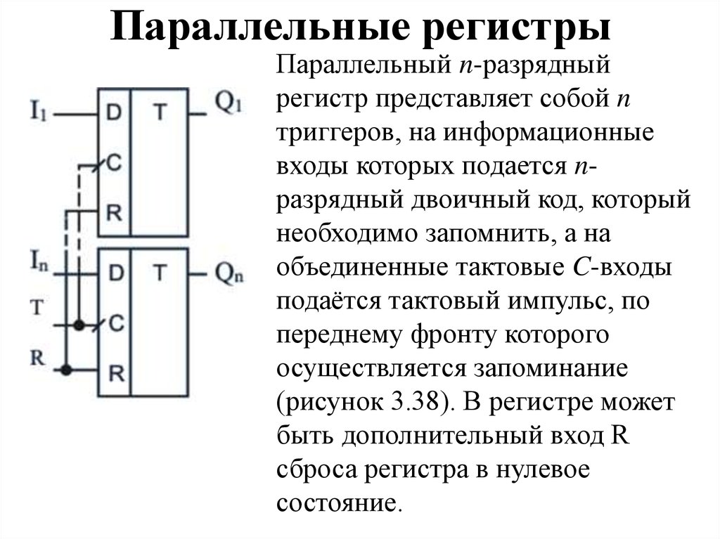 Параллельные регистры