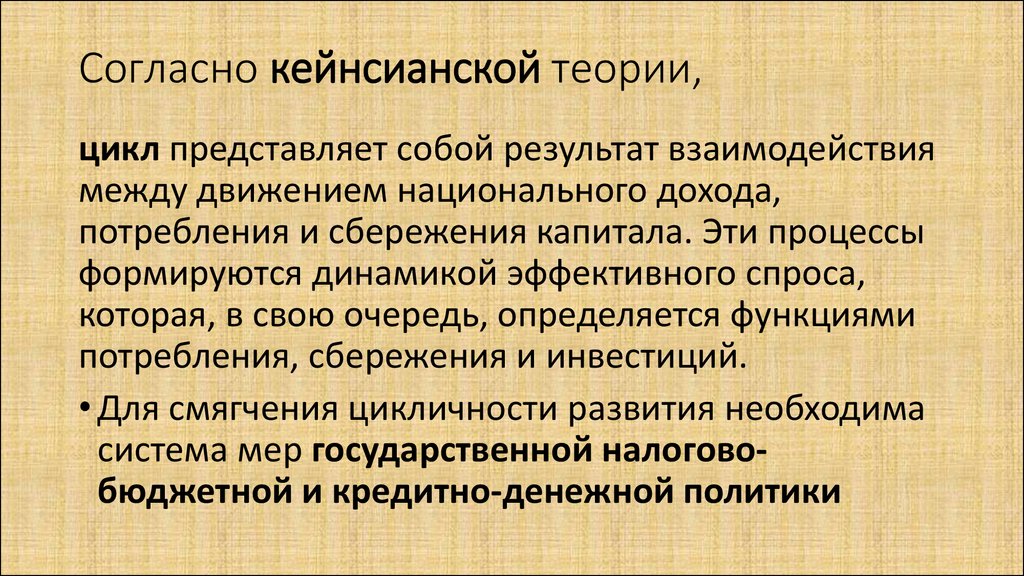 Кейнсианская революция причины содержание итоги презентация