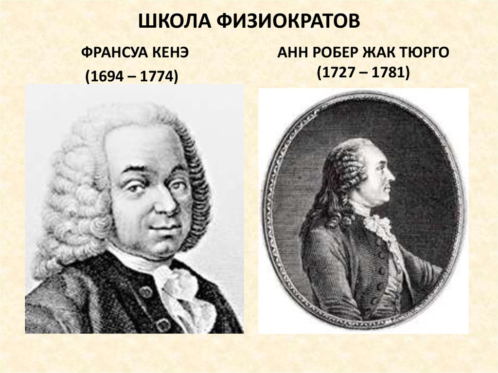 Представитель учения. Франсуа кенэ школа физиократов. Франсуа кенэ и анн Робер Тюрго. Жак Тюрго физиократ. Франсуа кенэ (1694-1774).