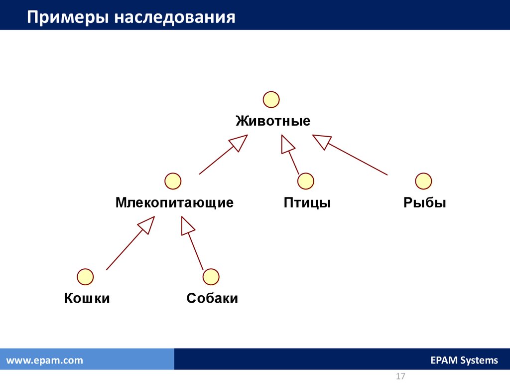 Наследование атрибутов