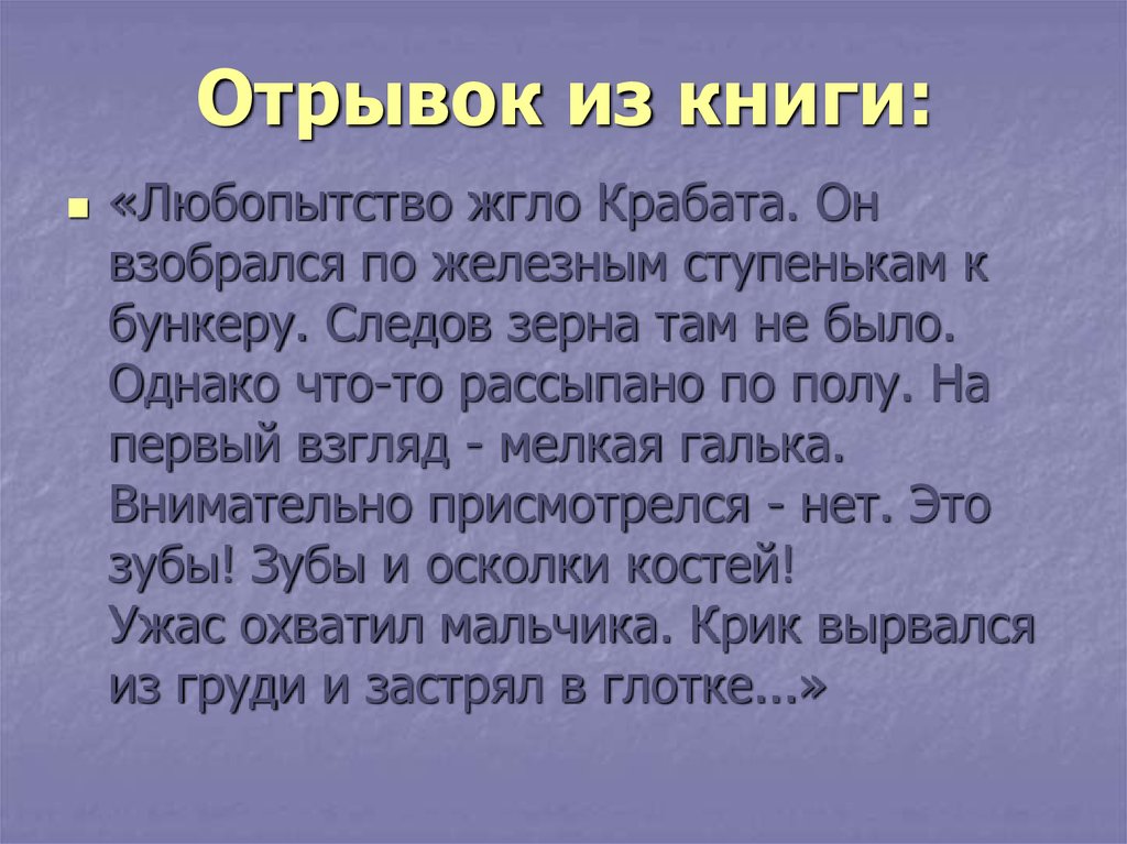 Отрывок из книги: