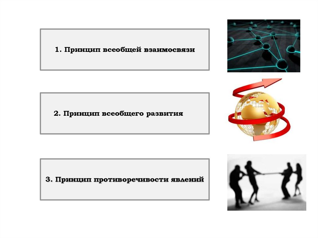 Принцип 2 3. Принцип всеобщего развития. Принцип всеобщей взаимосвязи. Принцип всеобщей взаимосвязи пример. Принцип противоречивости.