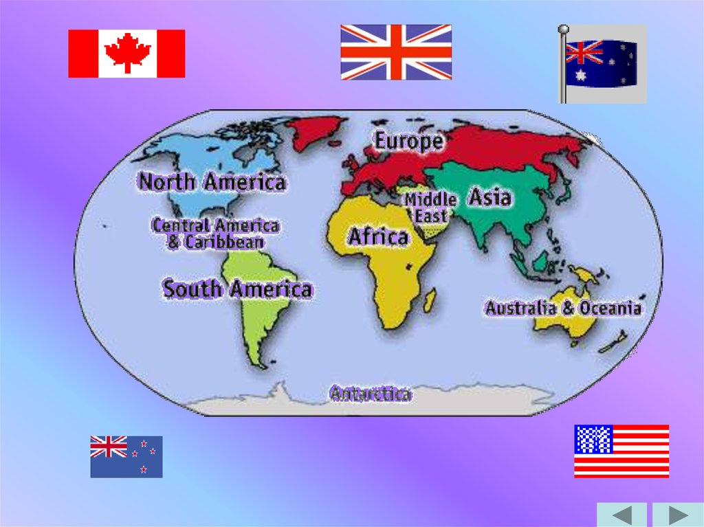 Презентация countries. Англоязычные страны на карте. Англоговорящие страны на карте. Страны где говорят на английском.