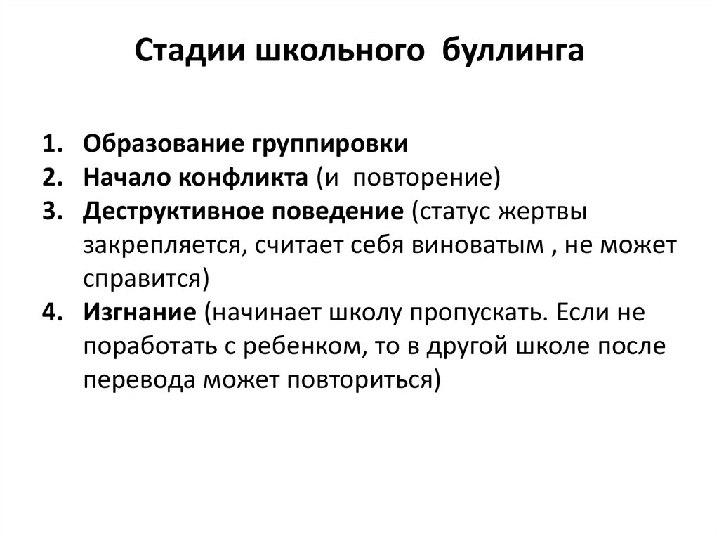 Презентация на тему буллинг 11 класс