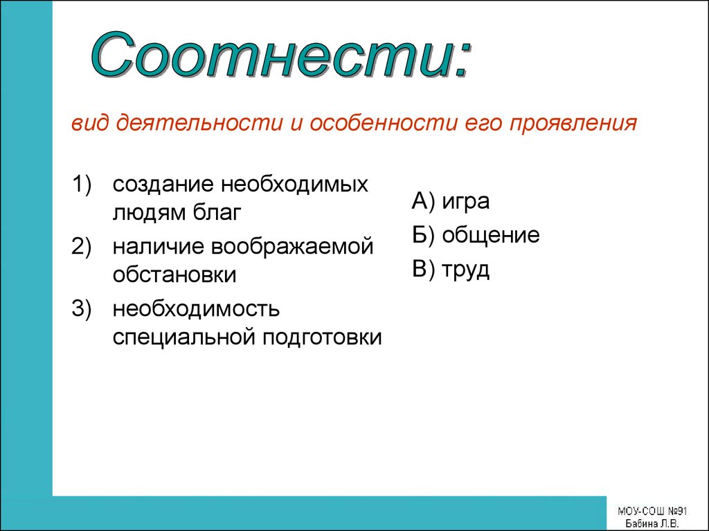 Человек и его деятельность - презентация онлайн