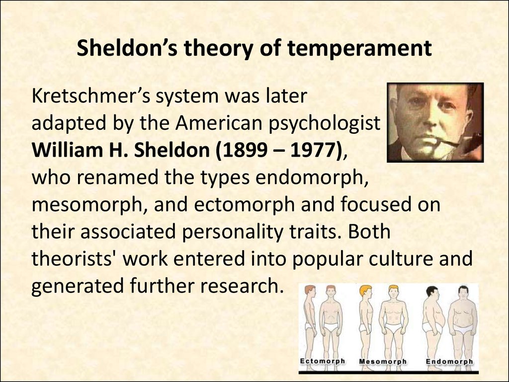 Sheldon’s theory of temperament
