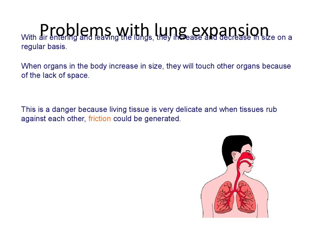 Problems with lung expansion