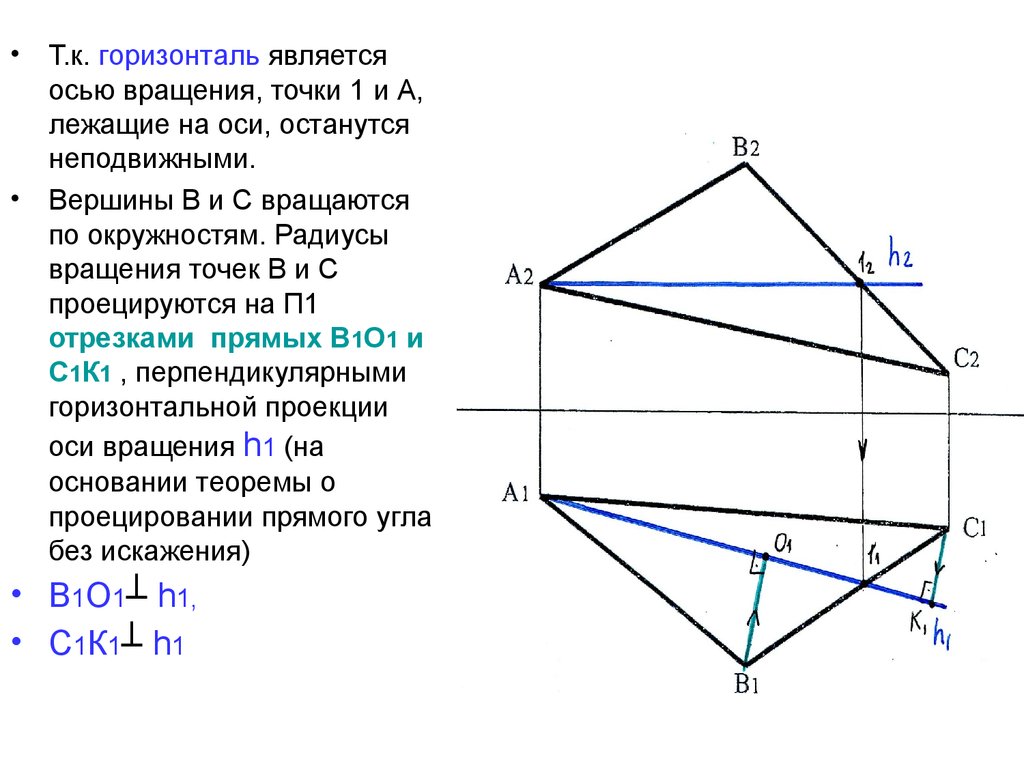 Горизонталь. Горизонталь на чертеже. Метода преобразования вращения плоскостей. Горизонталь в пространстве. Горизонталь черчение.