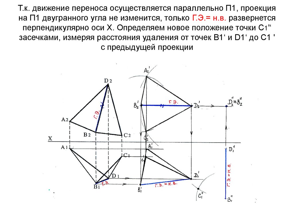 Перенос точки. Перенос точки на плоскости проекции. Перенесение точек в проекции. Метод переноса точек проекции. Перенос проекции на плоскость.