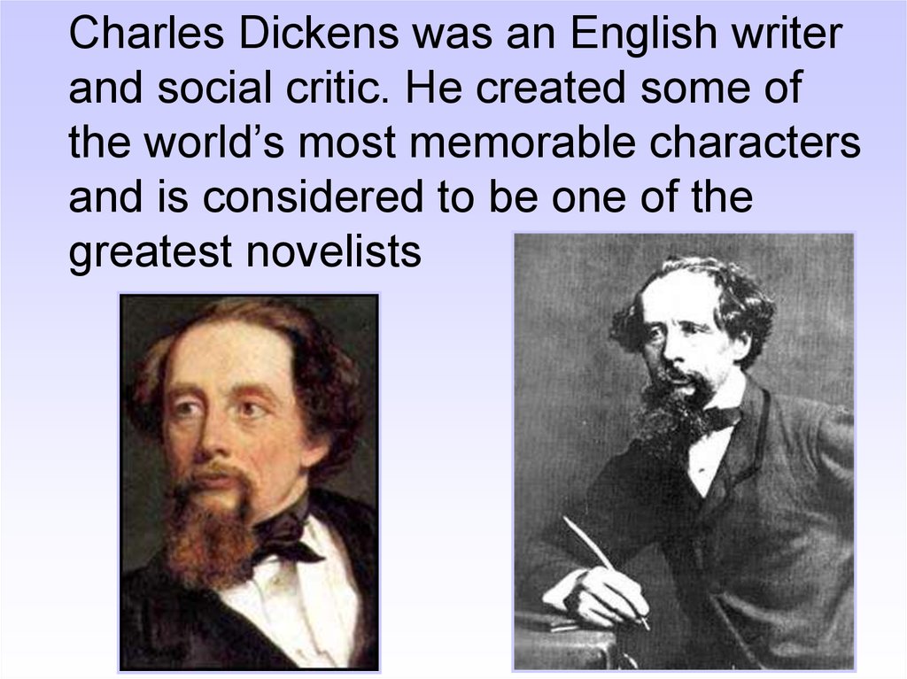 Charles dickens was born. Charles Dickens презентация на английском.