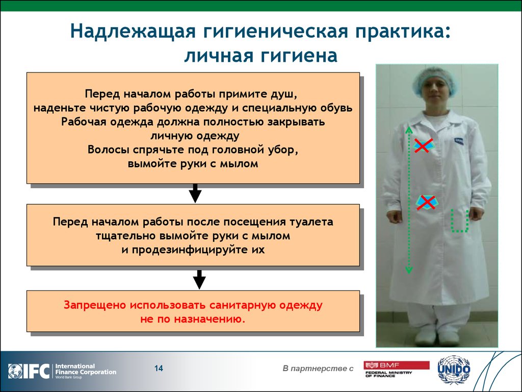 Как следует хранить санитарную и личную одежду