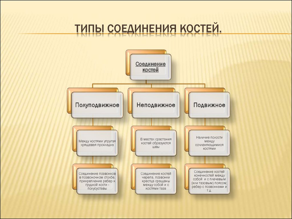 Виды соединений схема