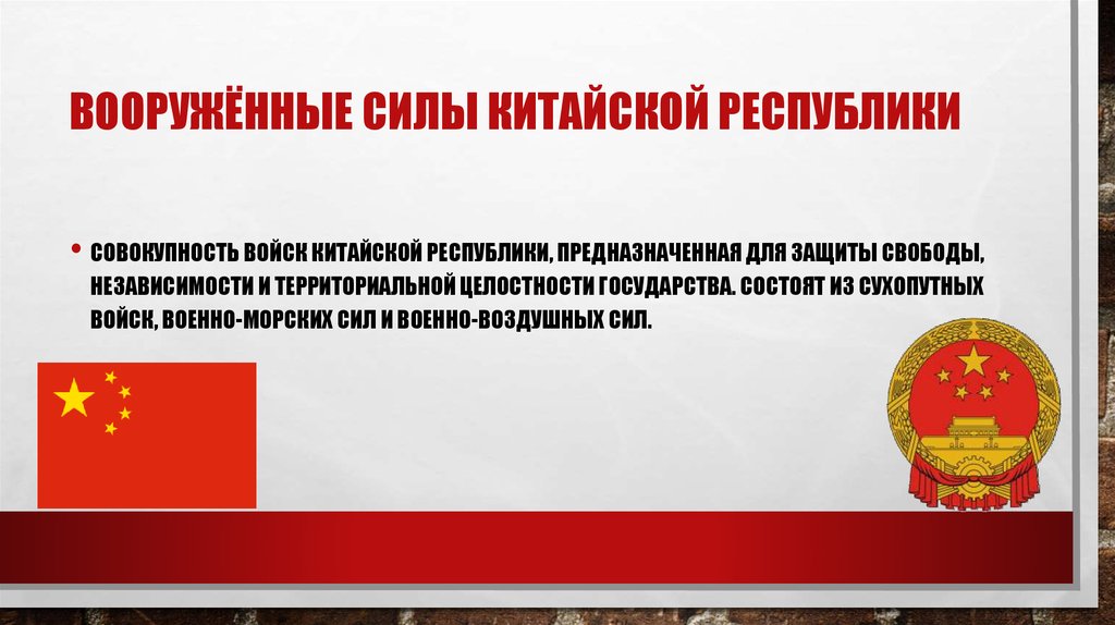 Вооружённые силы Китайской Республики