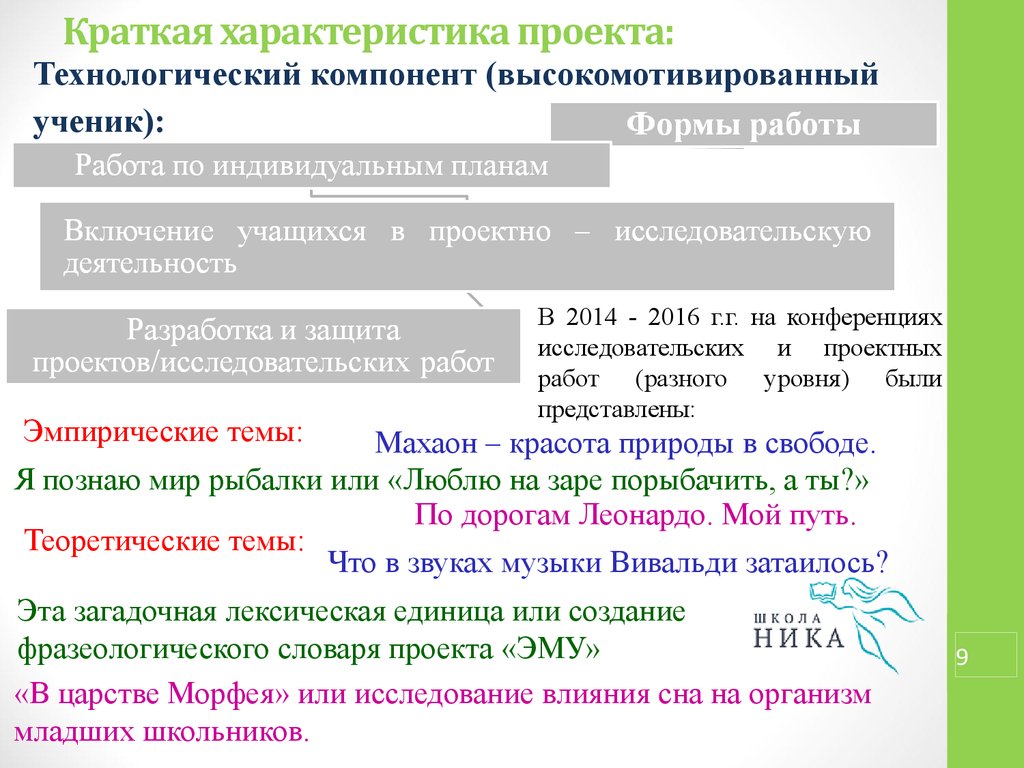 План работы по русскому языку с высокомотивированными учащимися