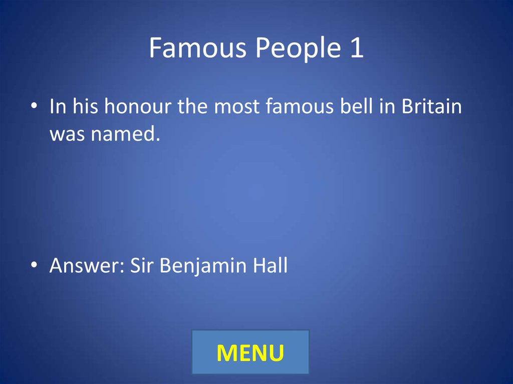 Famous People 1