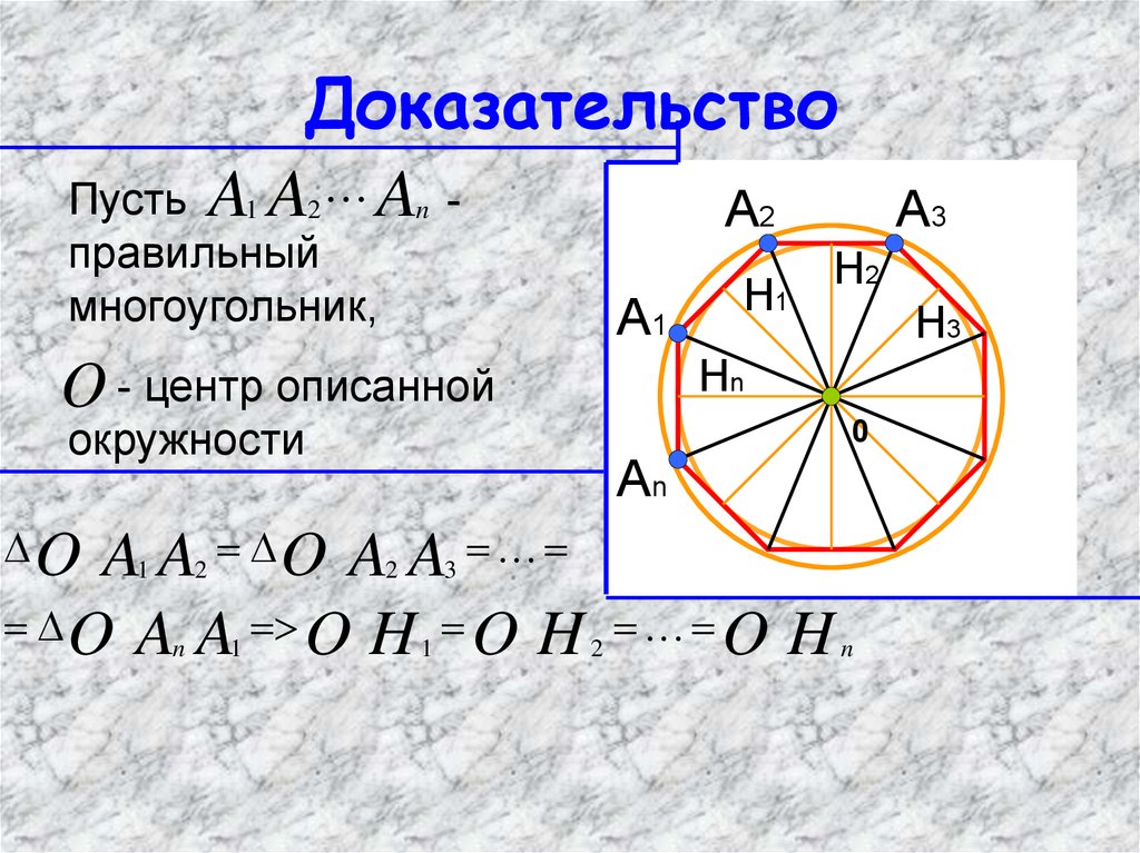 Правильный многоугольник длина стороны