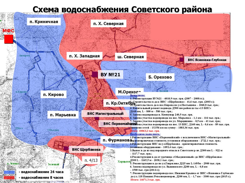 Водоснабжение часы работы