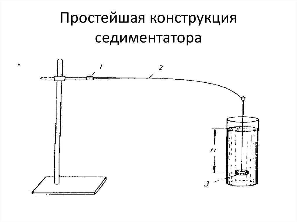 Простейшая конструкция седиментатора