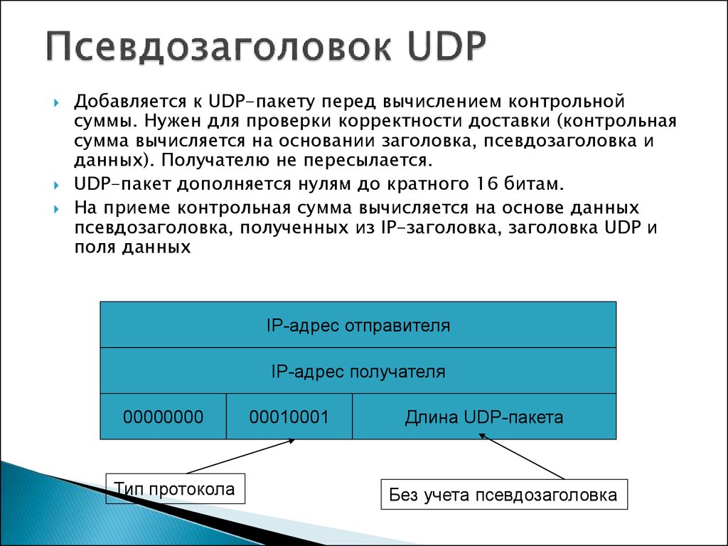 Транспортный протокол tcp