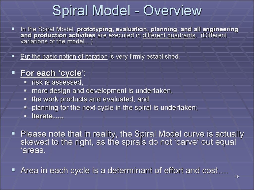 Spiral Model - Overview