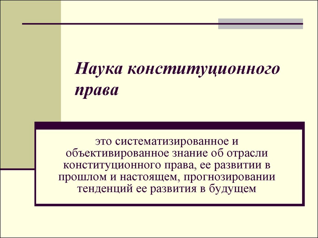 Урок конституционное право 10 класс презентация