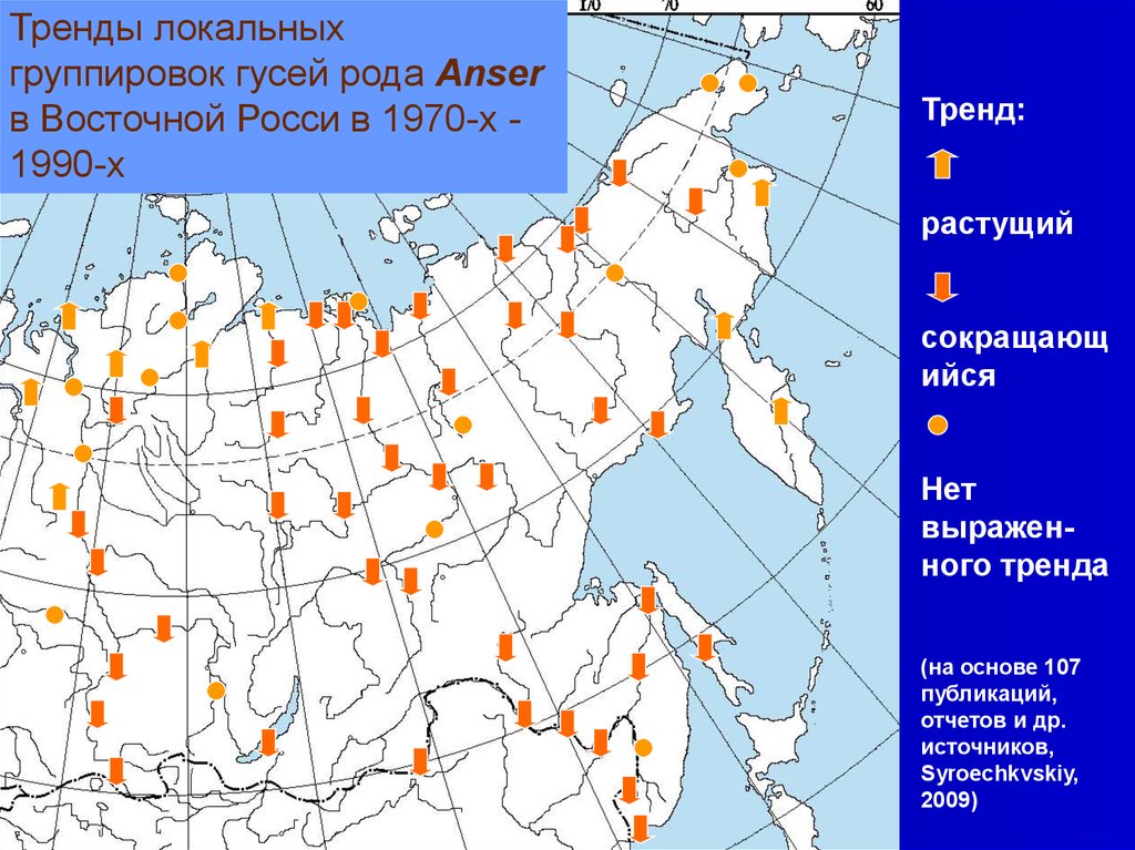 Карта миграции гусей в россии весной