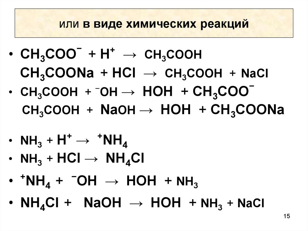 Тип химических реакций 10