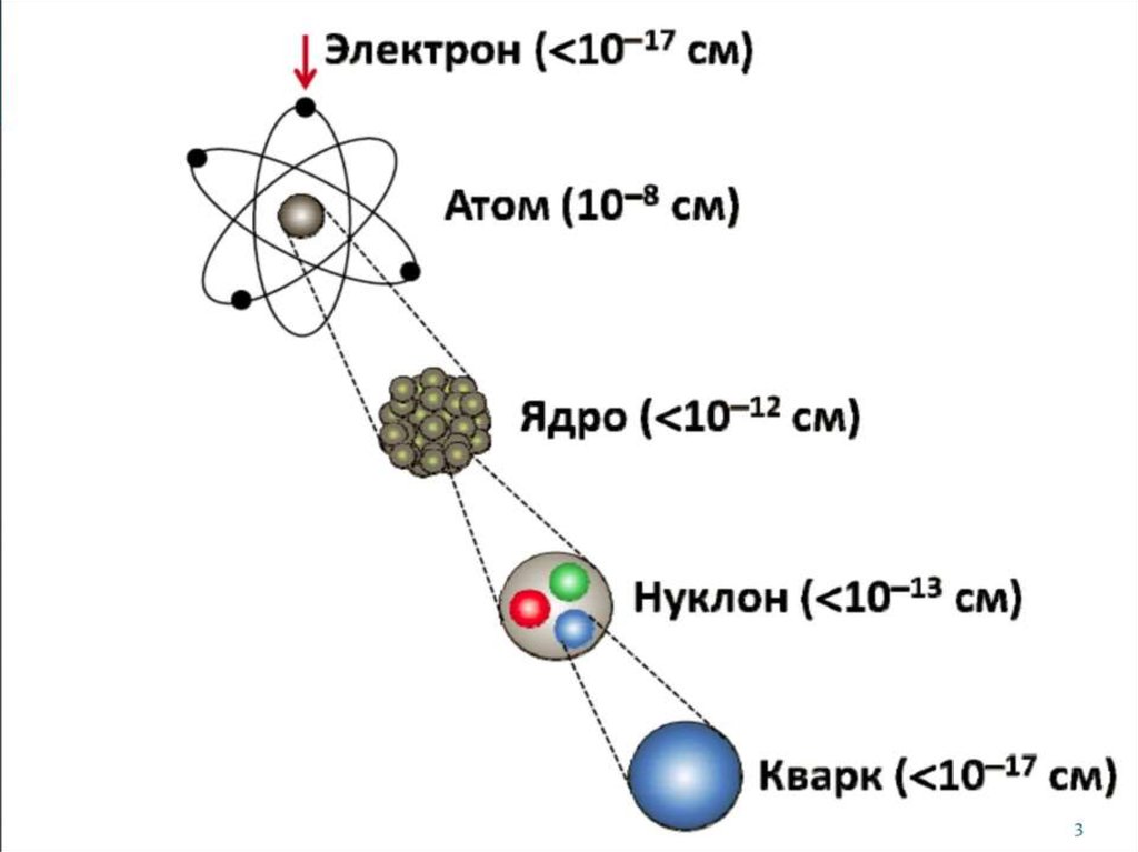 Какие элементарные частицы находятся в ядре атома