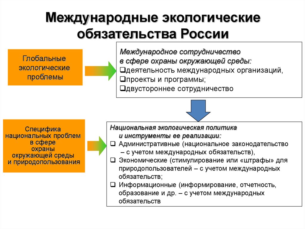 Международные экологические обязательства России