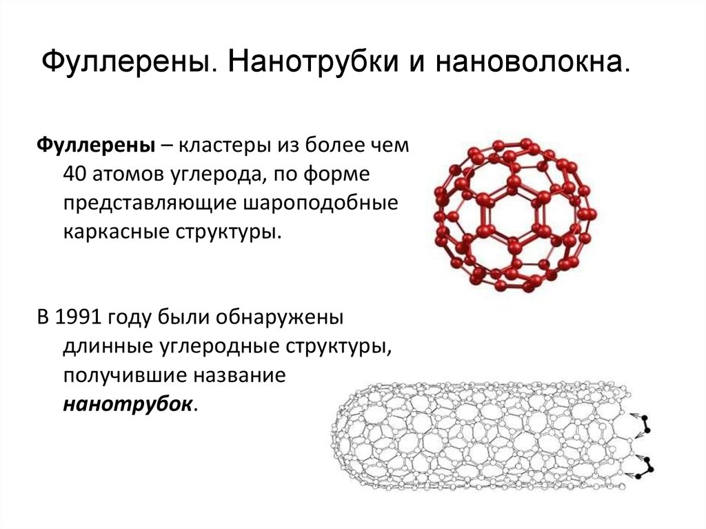 Презентация на тему фуллерен по химии