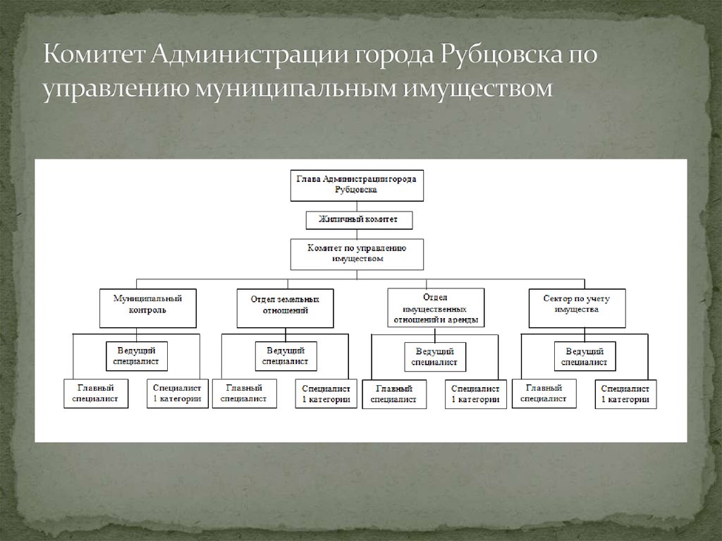 Комитет по управлению. Структура комитета по управлению имуществом. Комитет по управлению муниципальным имуществом города. Структура администрации города Рубцовска. Комитет по управлению имуществом Рубцовск.