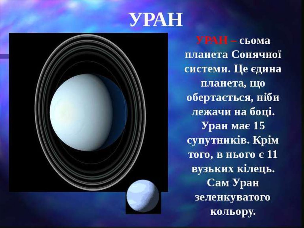 Уран для детей