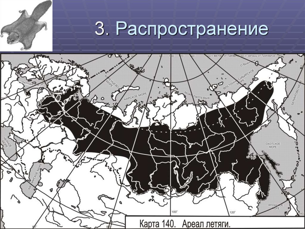 Карта обитания клещей