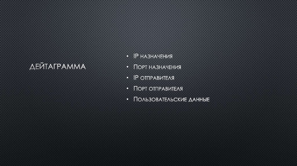 Дейтаграмма