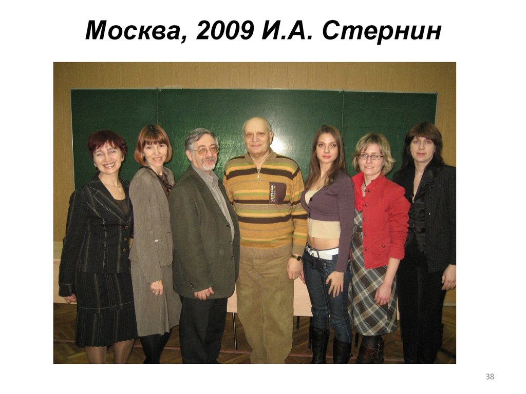 Москва, 2009 И.А. Стернин