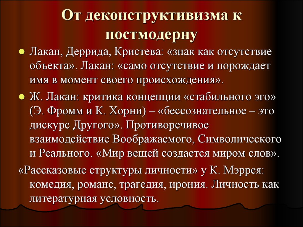 Объект отсутствие. Деконструкция в философии. Деконструктивизм философия. Концепция деконструктивизма ж Деррида. Понятие деконструкции в философии.