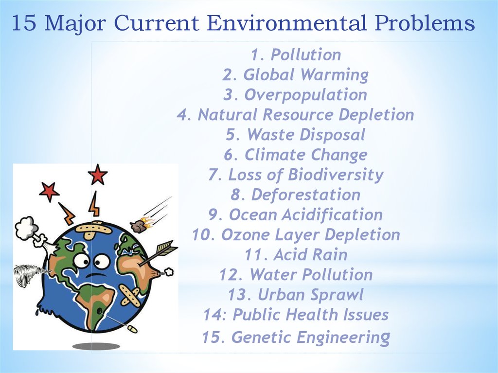 The environmental pollution - презентация онлайн