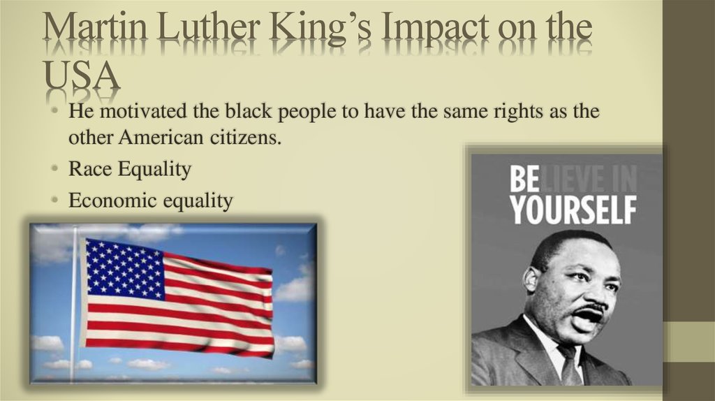 martin luther king jr impact on society today essay