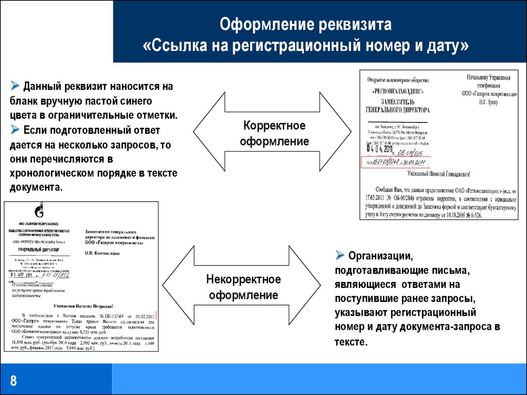 Оформление организационной документации