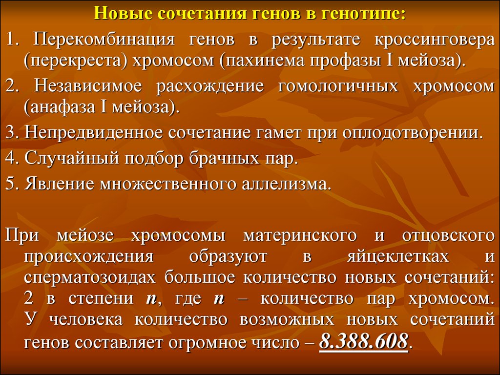 Комбинации генотипов. Новые комбинации генов. Возникновение новых комбинаций генов в генотипе. Новая комбинация генов в генотипе. Новые комбинации генов в гаметах могут.