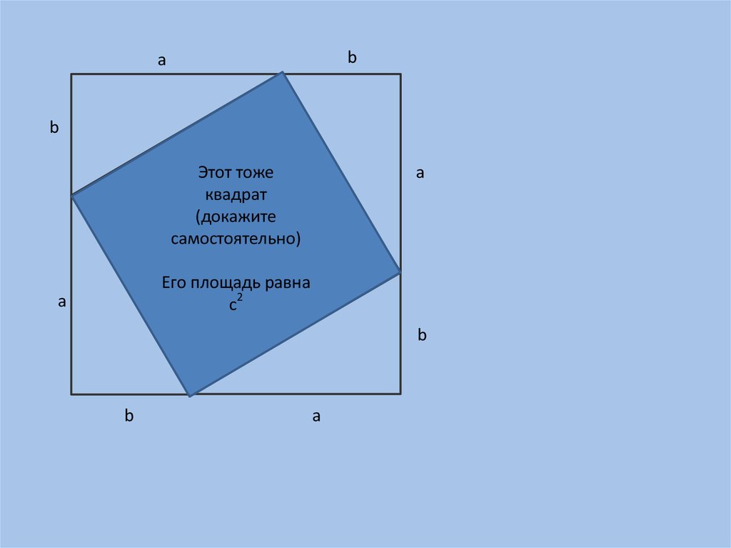 Пифагора квадрат гипотенузы равен. Квадрат гипотенузы равен. Доказательство квадрата. Квадрат гипотенузы доказательство. Доказательство квадрата 9 класс.