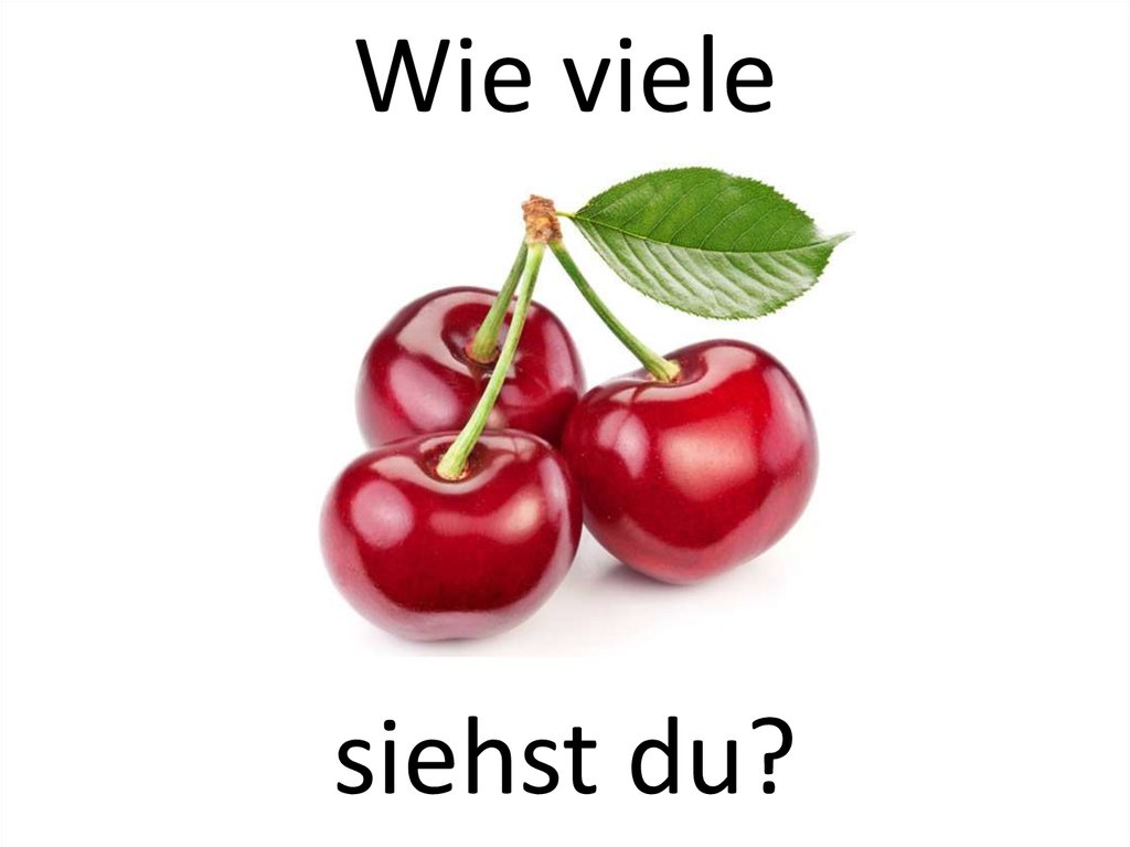 Wie viele siehst du?