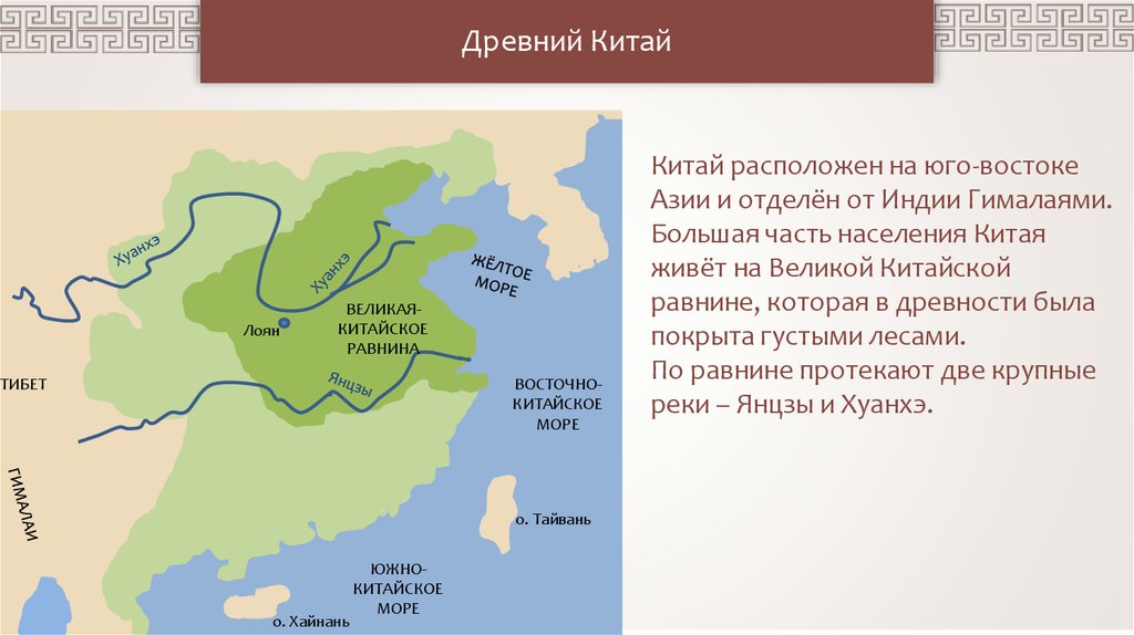 Карта древнего китая история древнего китая