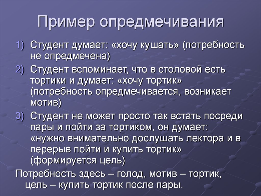 Раскройте суть процессов. Опредмечивание и распредмечивание. Опредмеченная потребность это. Распредмечивание пример. Опредмечивание в философии это.