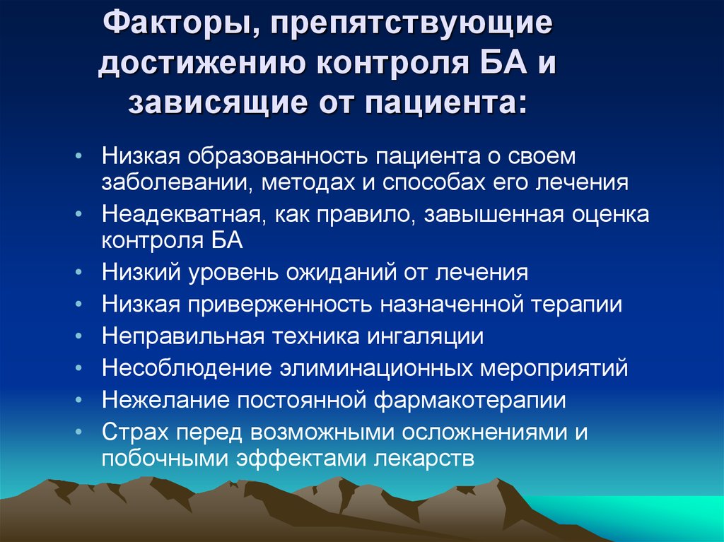 Контроль достижения. Бронхиальная астма пропедевтика внутренних. Бронхиальная астма пропедевтика презентация. Факторы, препятствующие регенерации. Факторы препятствующие общению с пациентом.