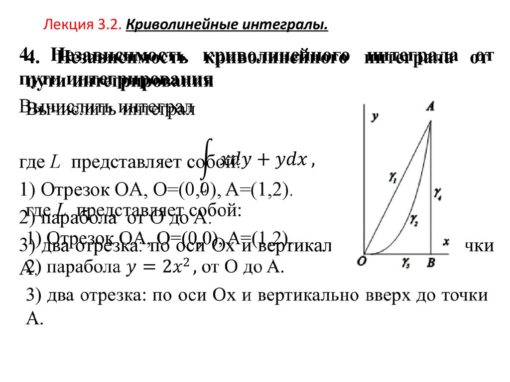 Физический смысл криволинейного интеграла 2 рода