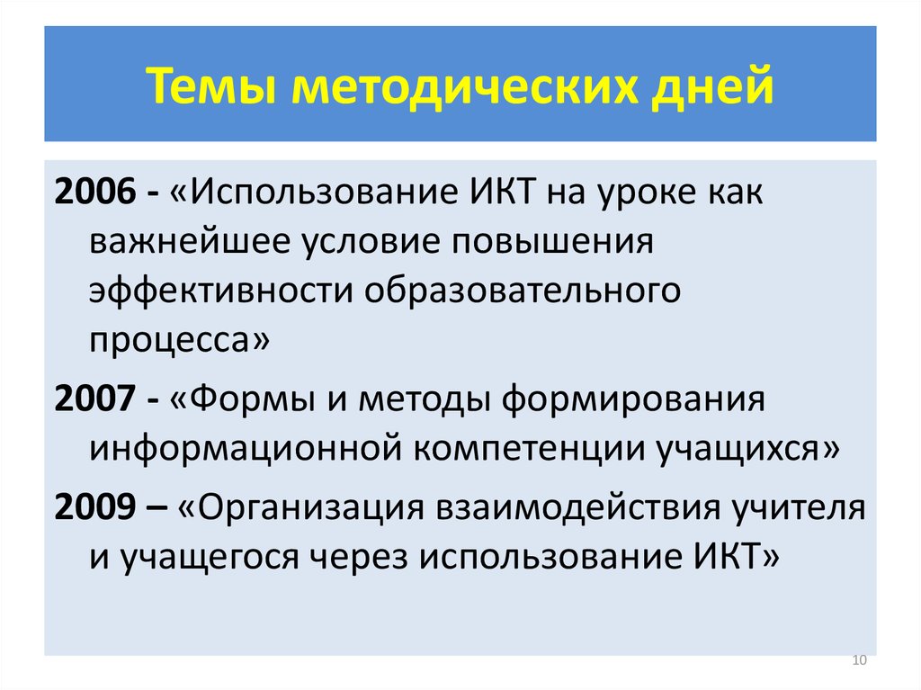 Методическая тема учителя. Методический день. Методдень для учителя.